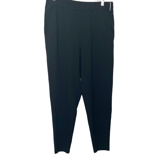 CALME JOGGER, TRACK, ACTIVEWEAR PANTS, WOMENS, L, BLACK, STRAIGHT LEG, DRAWCORD - Picture 1 of 10